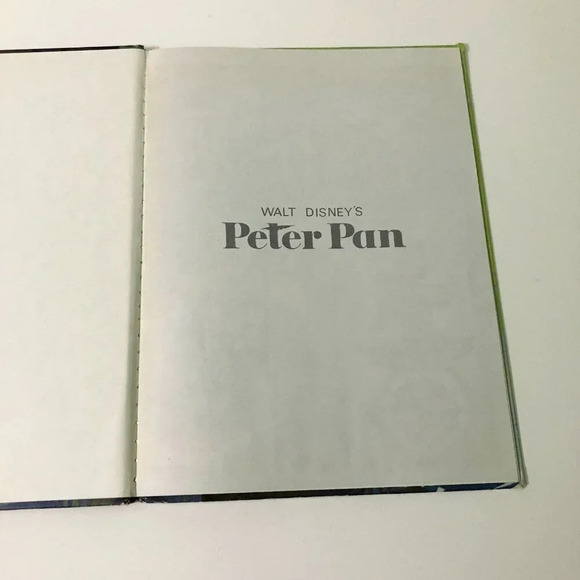 Vintage 1976 Peter Pan A Big Golden Book Walt Disney - Picture 7 of 16